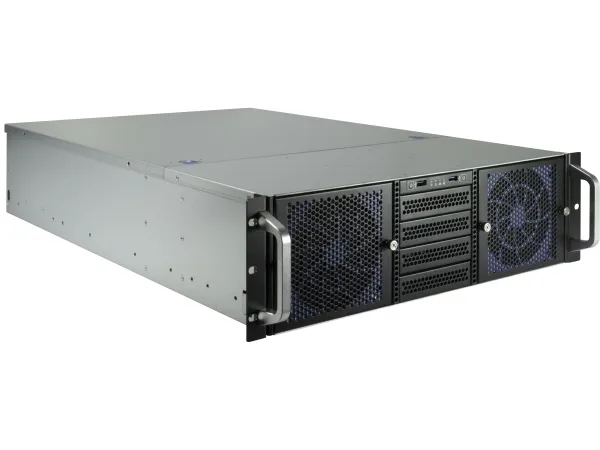 Inter-Tech IPC 3U-30765 - Rack-monterbar - udvidet ATX - ingen strømforsyning (ATX) - USB