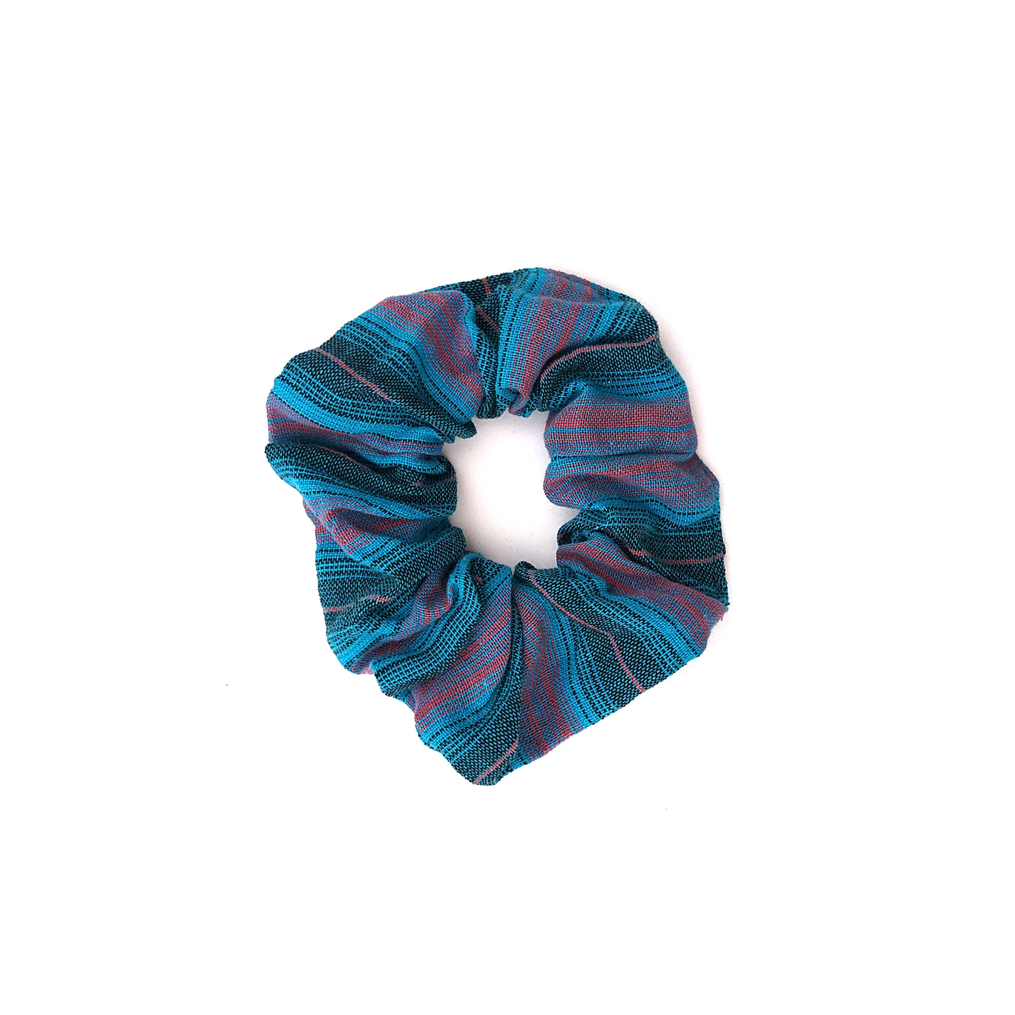 Scrunchy 'Anaheim' blau-schwarz, aus Baumwolle günstig bestellen