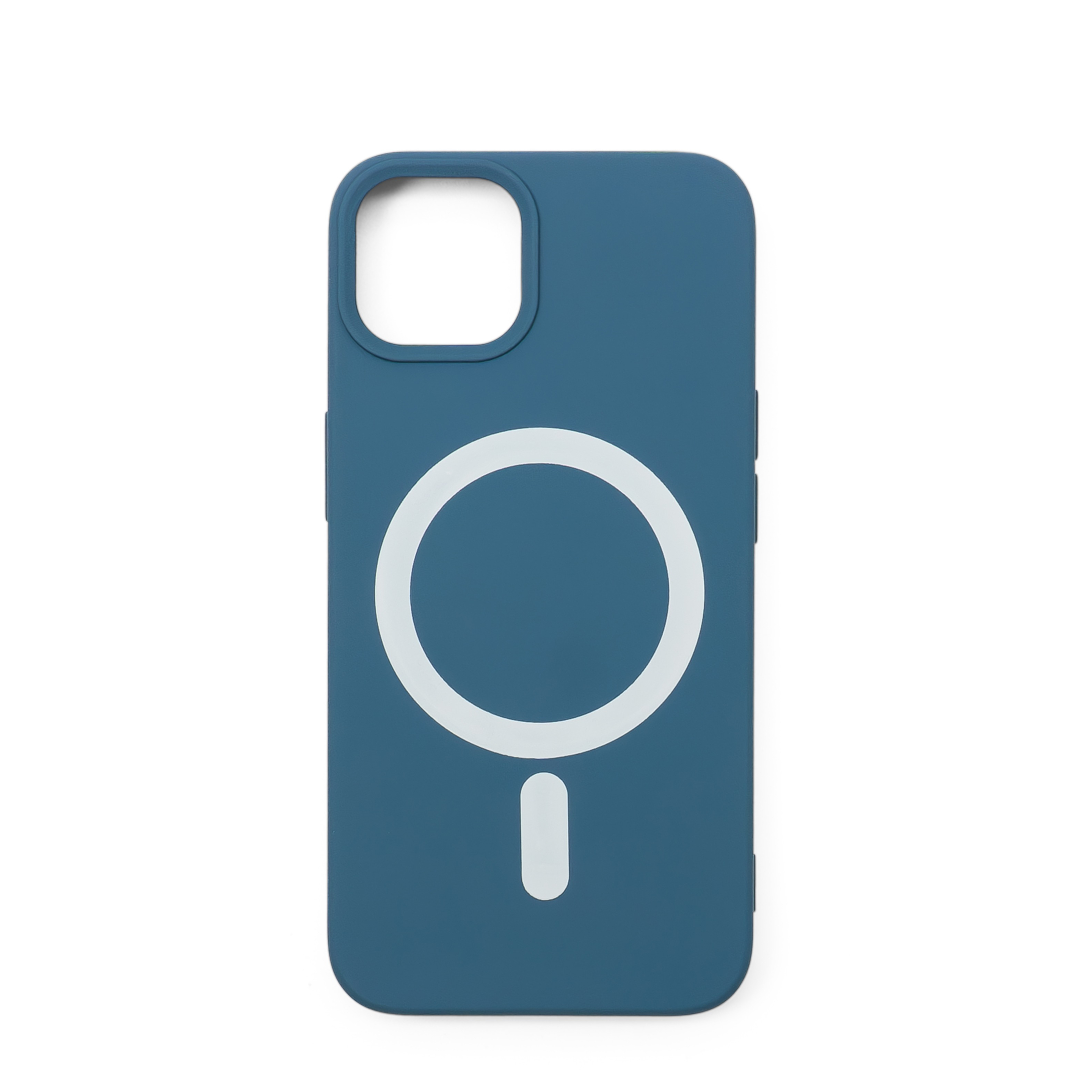iPhone 14 / iPhone 13 MagSafe Silikon Case Hülle - Petrol