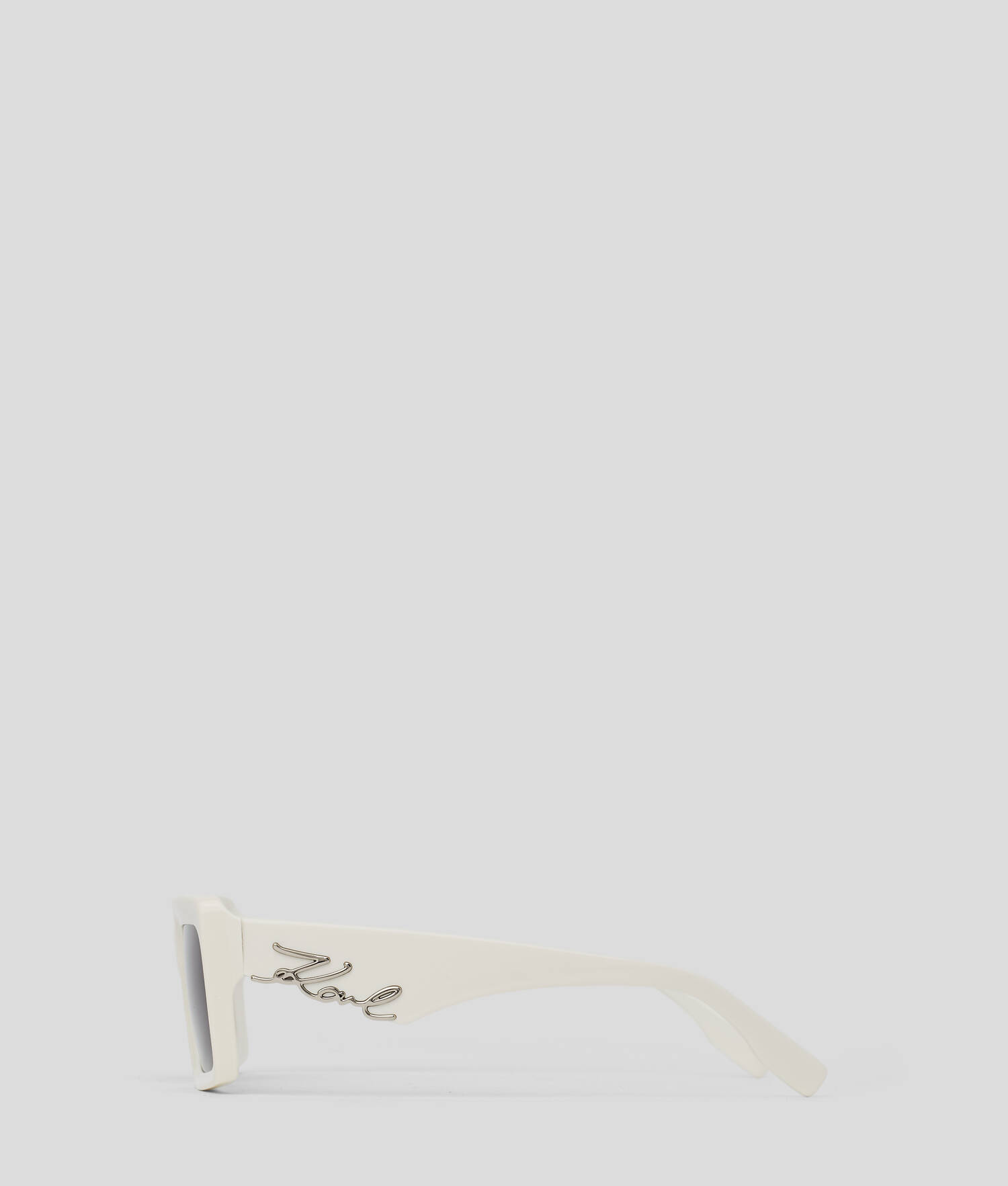 LUNETTES DE SOLEIL AVEC LOGO DÉCOUPÉ KARL SIGNATURE - Blanc