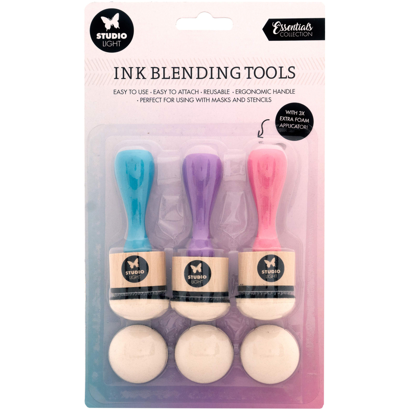 SIZZIX Farbmischwerkzeuge, 3 cm, blau/violett/pink