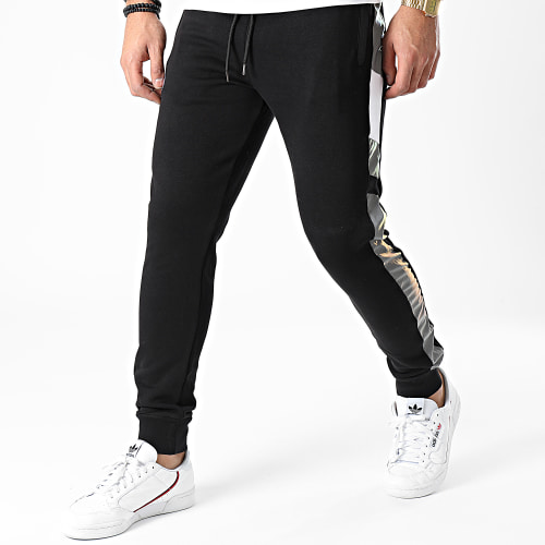 Pantalon Jogging Réfléchissant A Bandes Berreta PT032 Noir