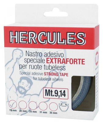 FOND DE JANTE TRESSE ADHESIF TUBELESS COMPATIBLE TUBETYPE NOIR LARGEUR 35mm LONGUEUR 9M (VENDU AU ROULEAU)