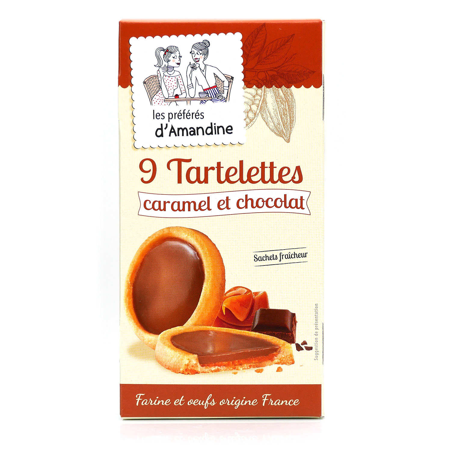 Tartelettes au chocolat au lait et caramel beurre salé