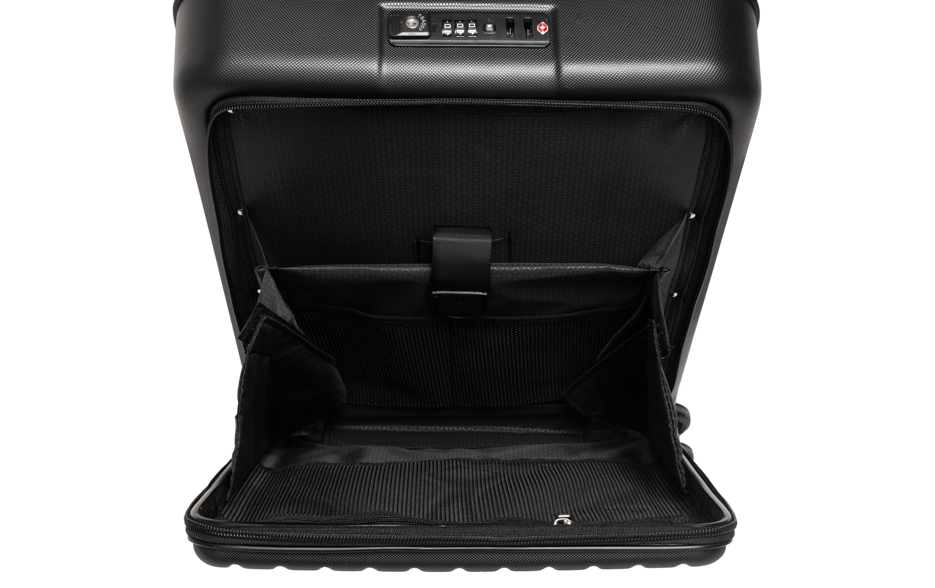 Reisekoffer Malea 39.5 L, SchwarzHandgepäck-Trolley