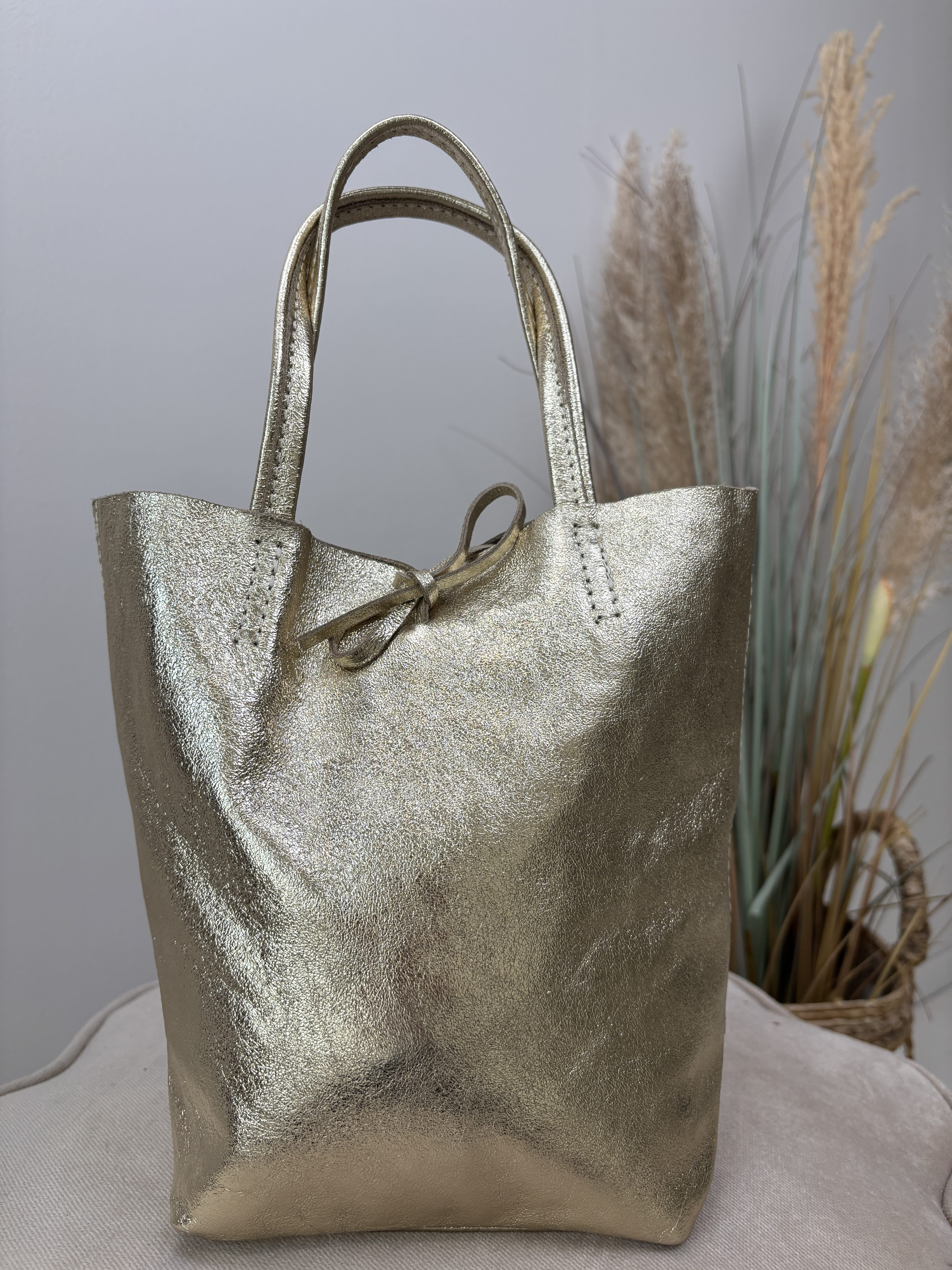 Mini Shopper - Metallic Goud