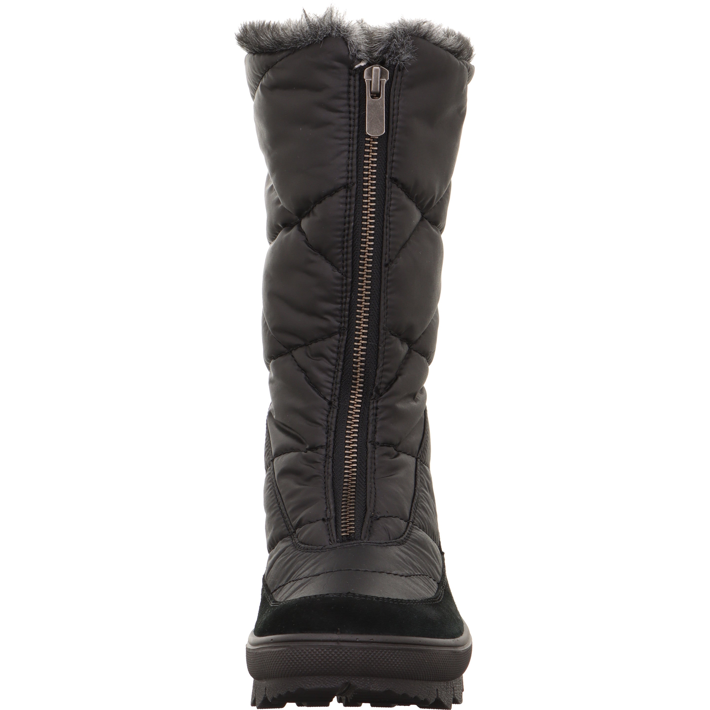 legero NOVARA Damen  Stiefel mit Reißverschluss - Farbe: Schwarz - Größe: 3.5