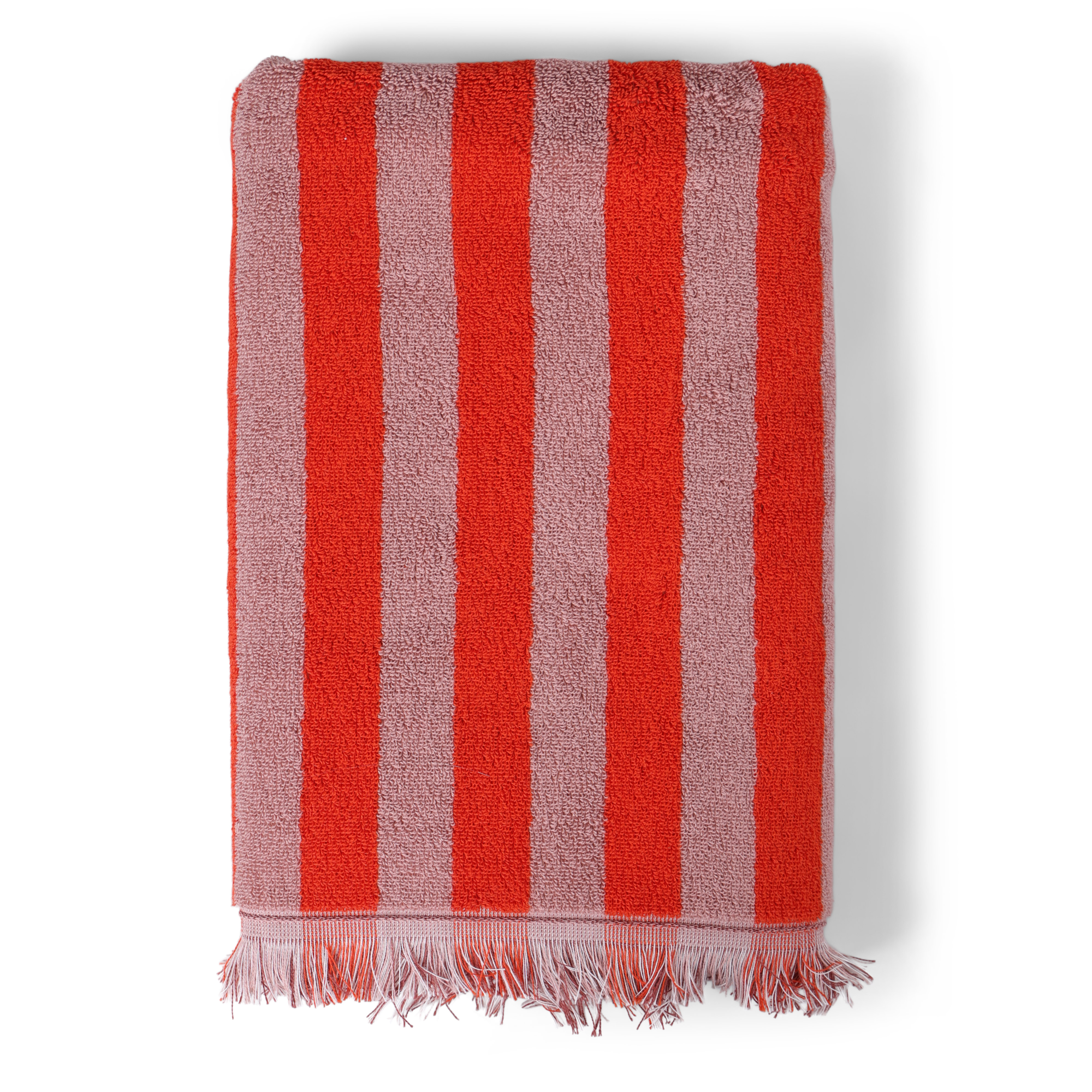 Handdoek Vienna blush/red/pink 70x140 cm - set van 6