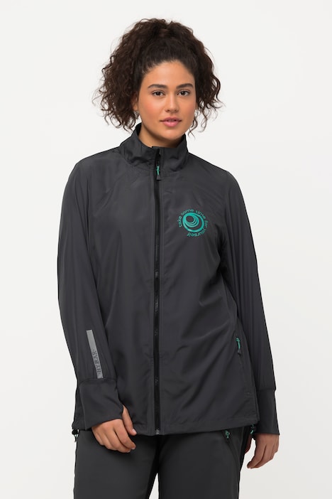 HYPRAR Jacke, leicht, Stehkragen, Tunnelzug, recycelt
