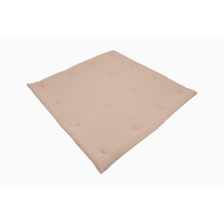 Ullenboom Krabbeldecke & Laufgittereinlage Waffelpiqué 140X140 cm Sand