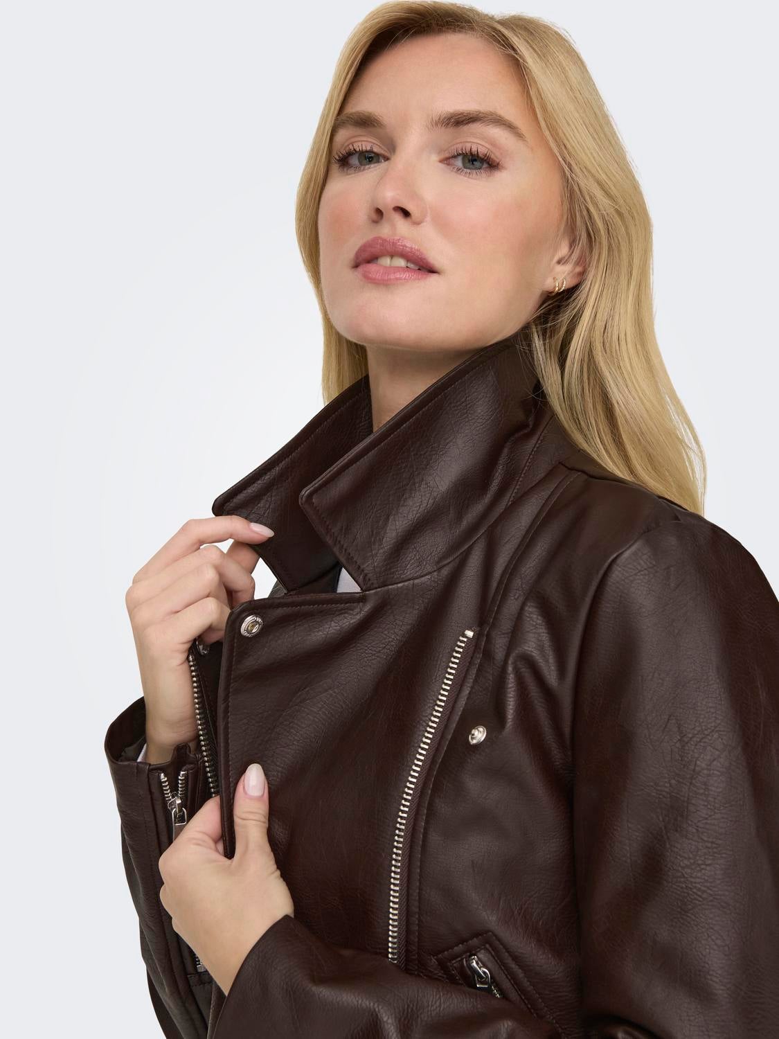 ONLNEWVERA Bikerjacke in Lederoptik Mole