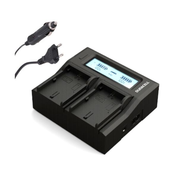 Duracell Carregador Duplo Para 2x Baterias Sony NP-FW50