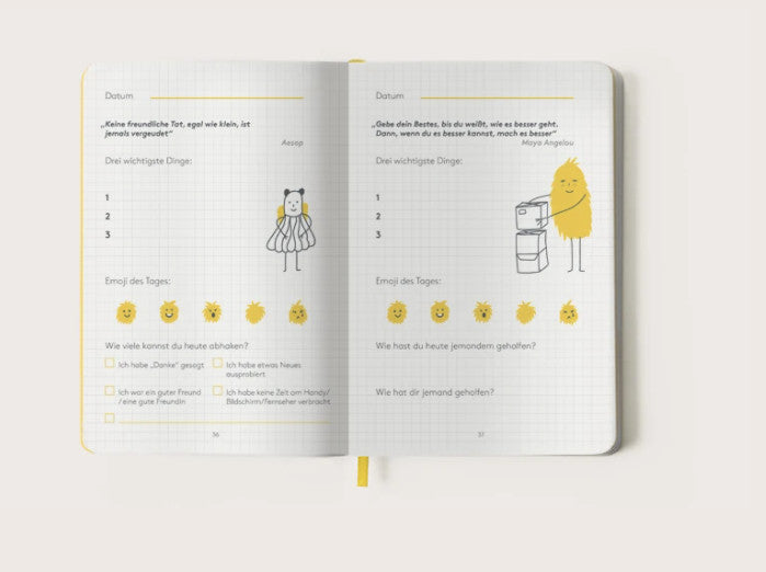 Achtsamkeits-Tagebuch Junior Deutsch