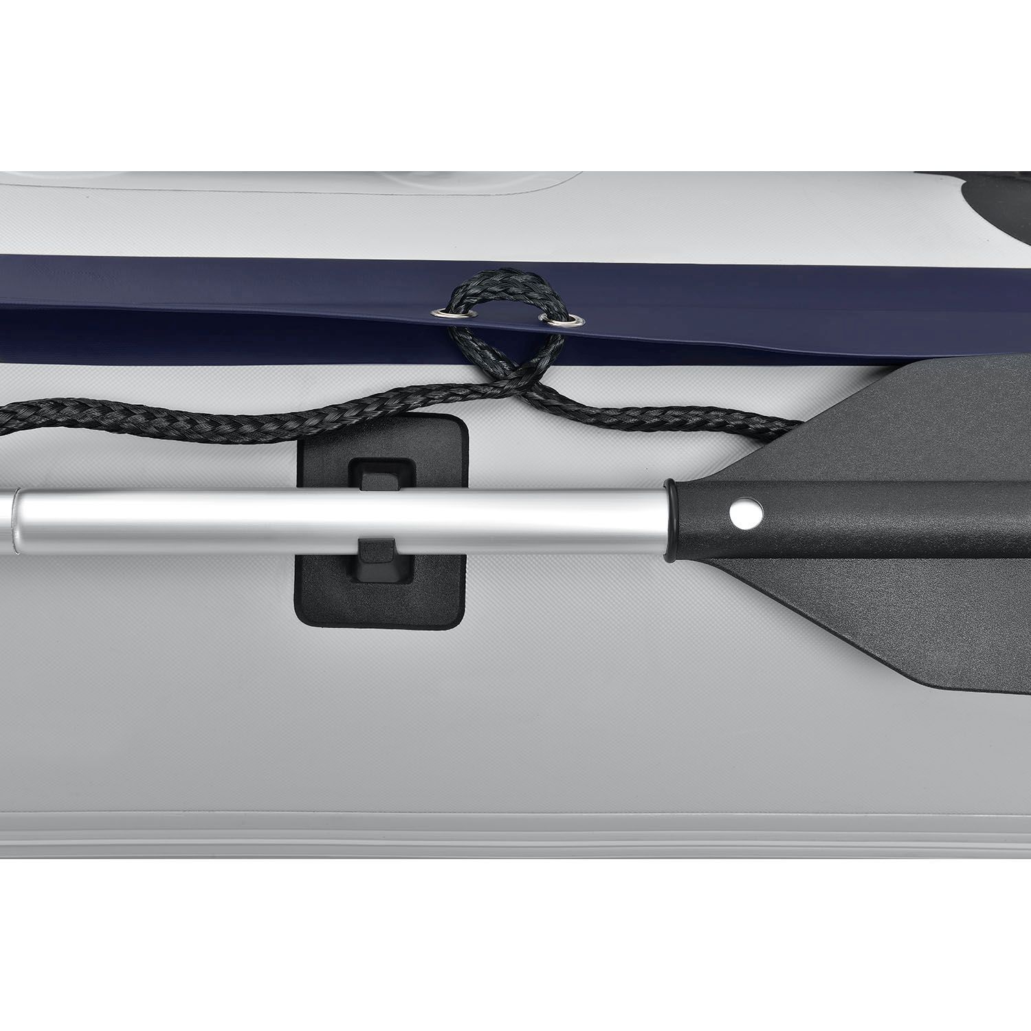ArtSport Schlauchboot 3,80m mit 2 Sitzbänke, Aluboden, Paddel, Pumpe, Tasche & Reparaturset