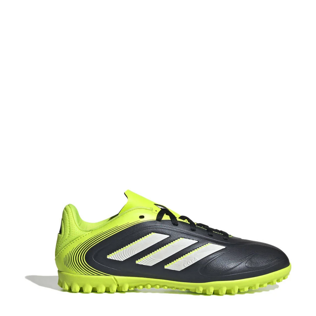 adidas Performance Copa Pure III Club TFjunior voetbalschoenen zwart/wit/geel