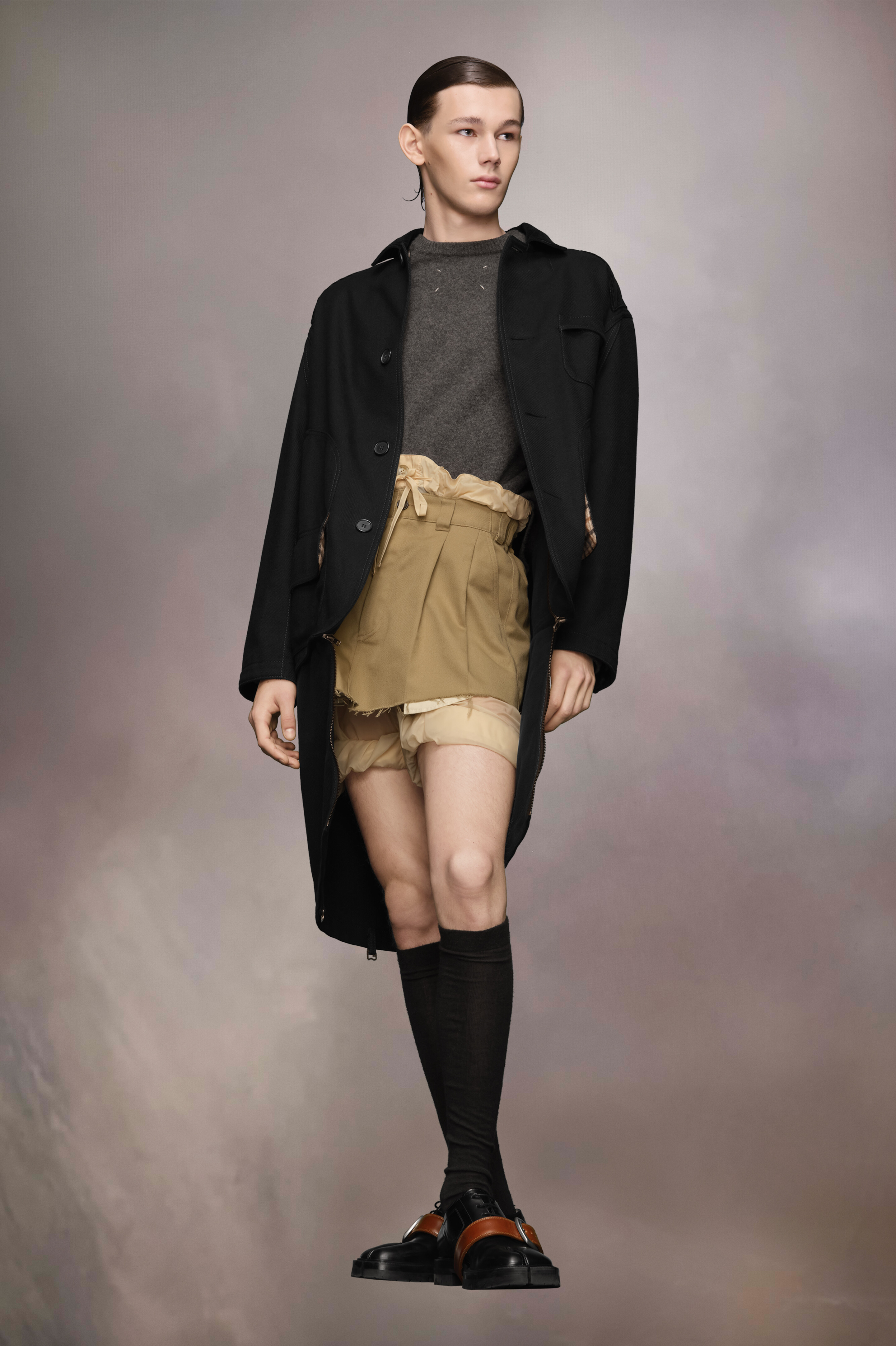 Manteau double en coton épais