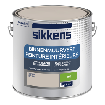 Sikkens muurverf binnen mat zachttaupe 2,5 liter
