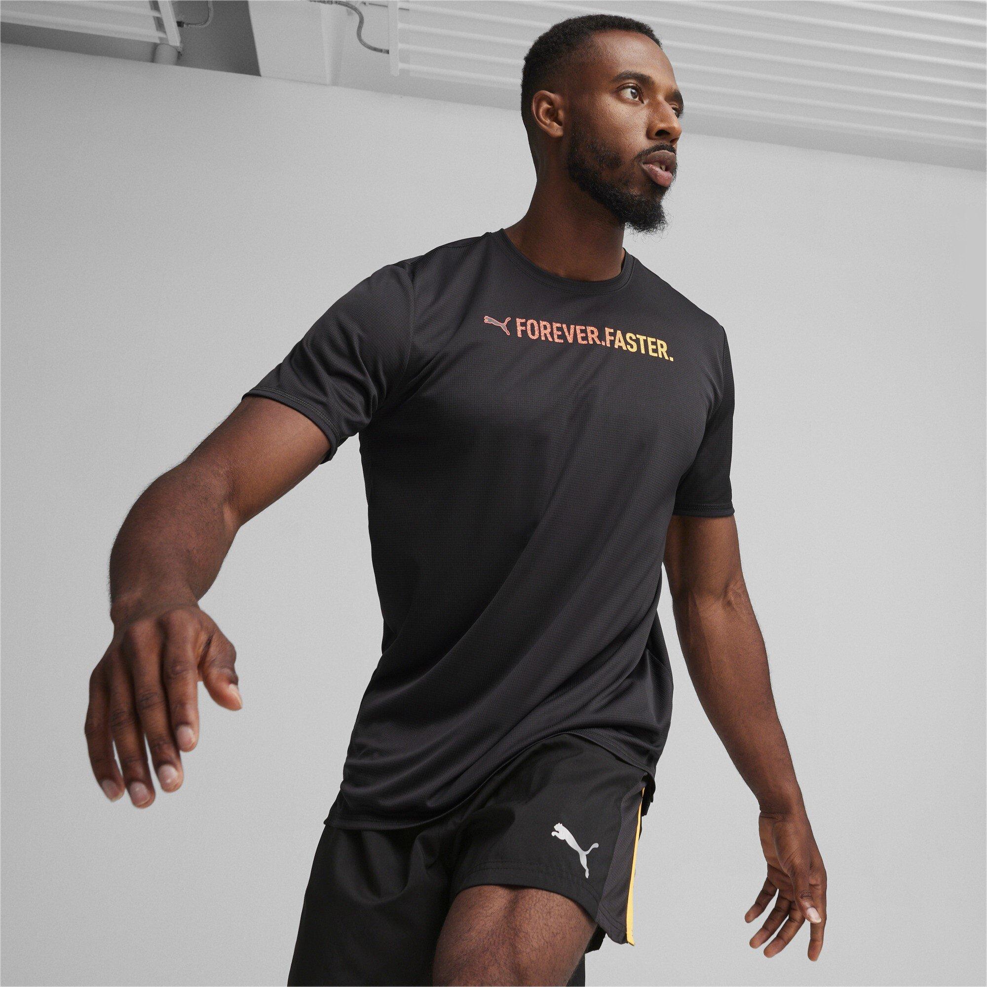 Puma RUN FAVORITE SS GRAPHIC TEE M