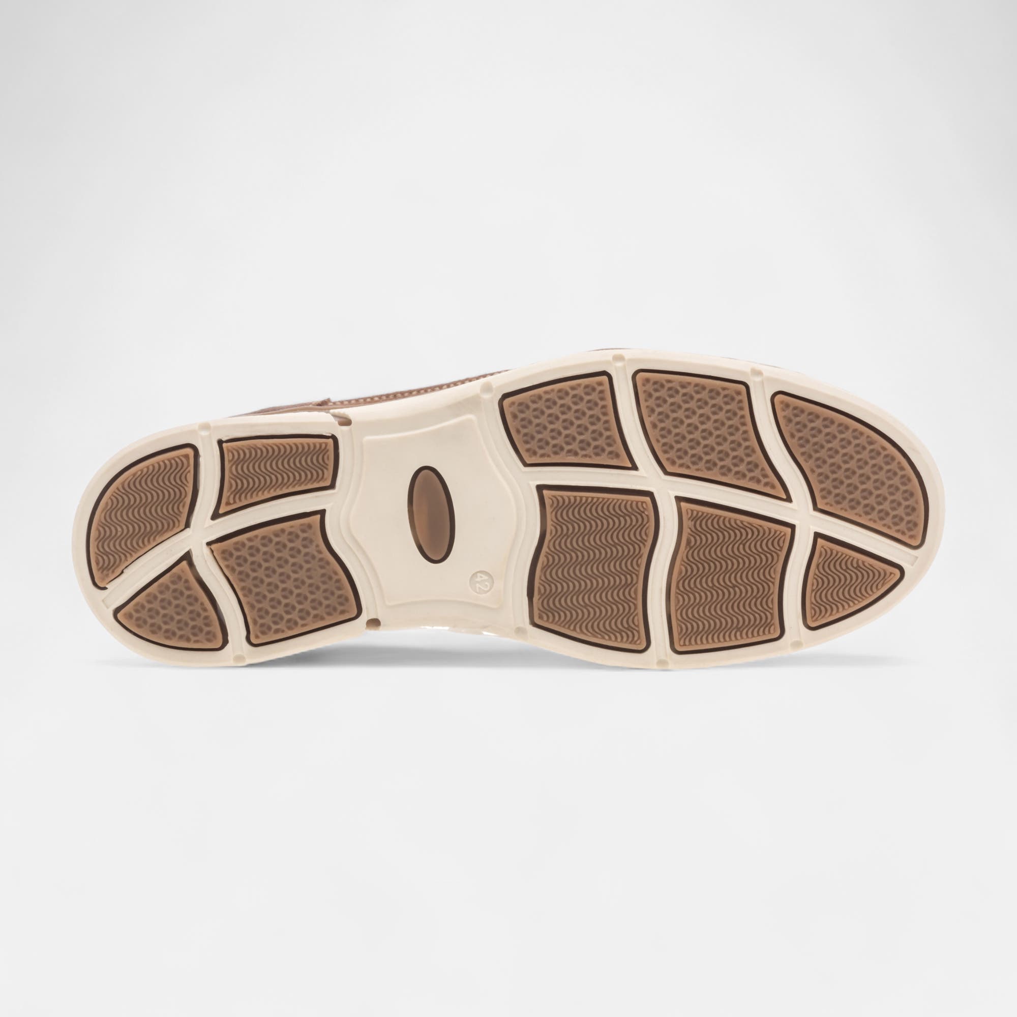 Baskets basses Homme en cuir cognac