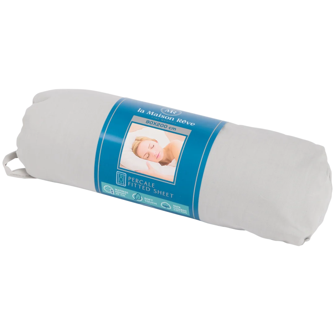 Drap-housse en percale de coton La Maison Rêve