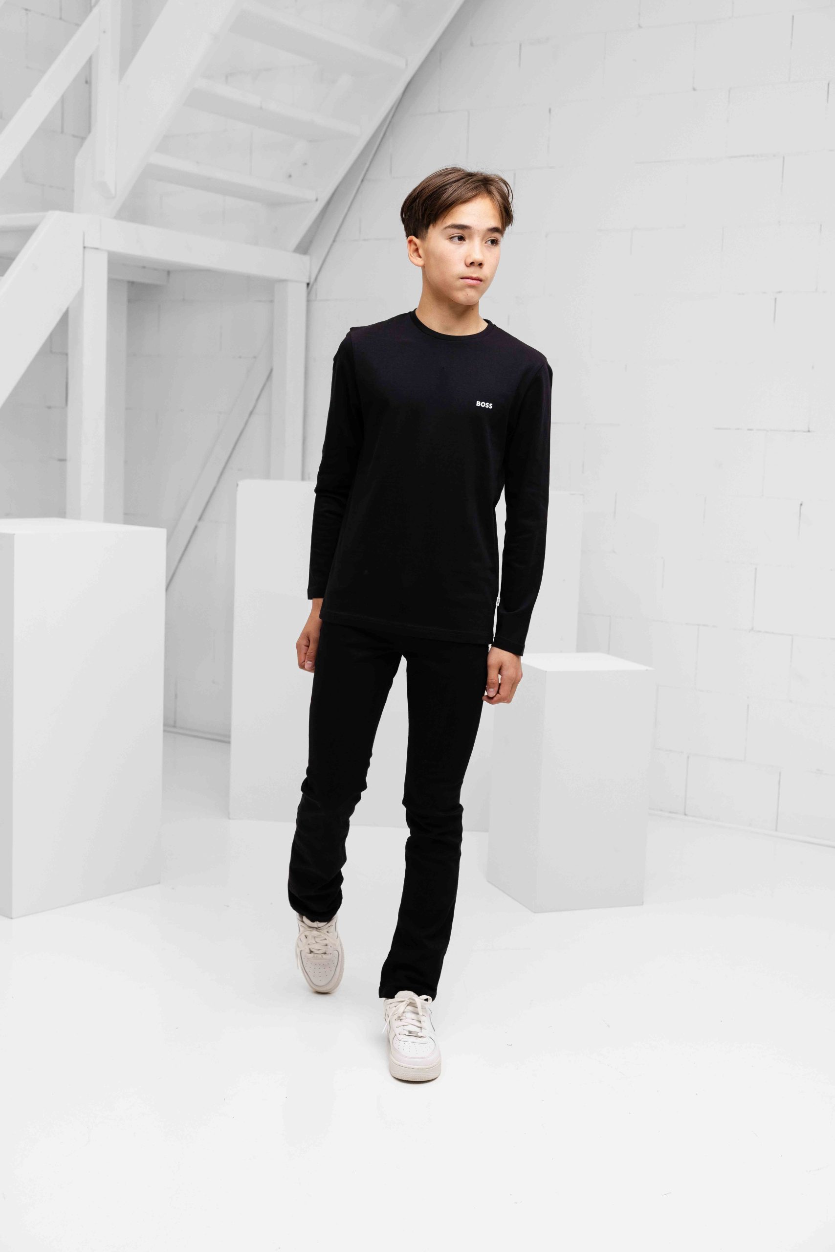 Hugo Boss Denim Jeans Kids Zwart