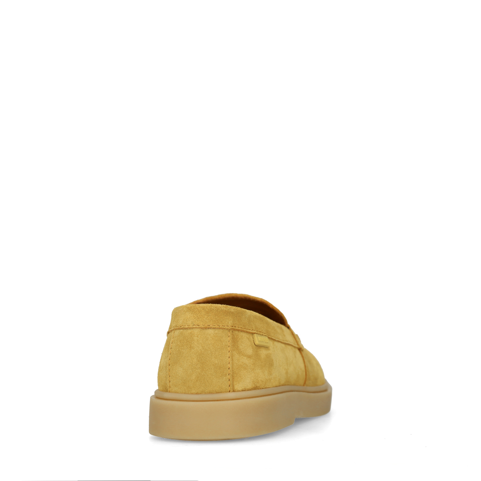 Gele suède loafers
