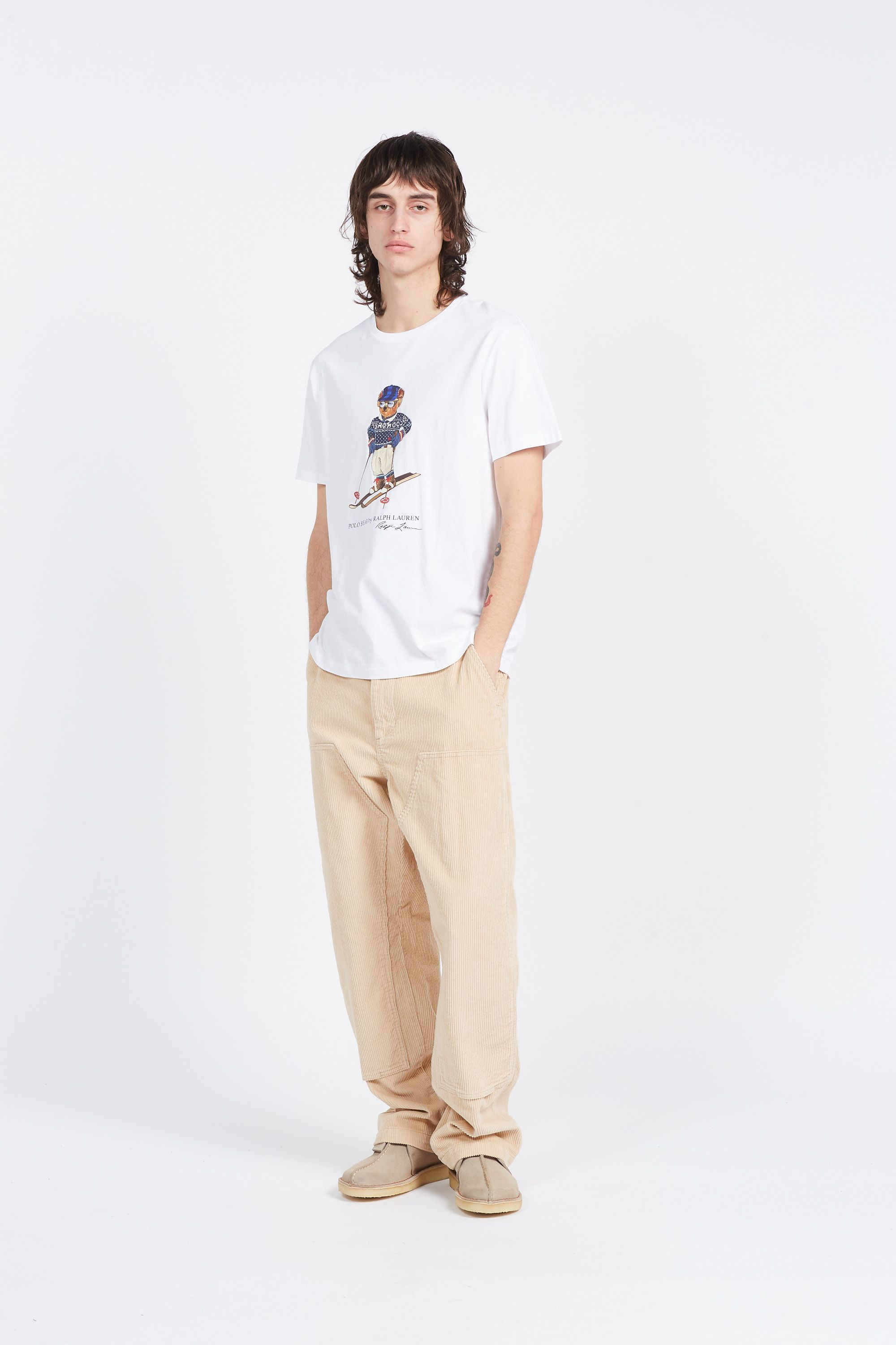 POLO RALPH LAUREN T-shirt 26/1 JERSEY-SSL-TSH Blanc