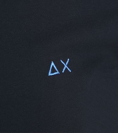 Sun68 Poloshirt Color Way Navy A35116-07 kopen
