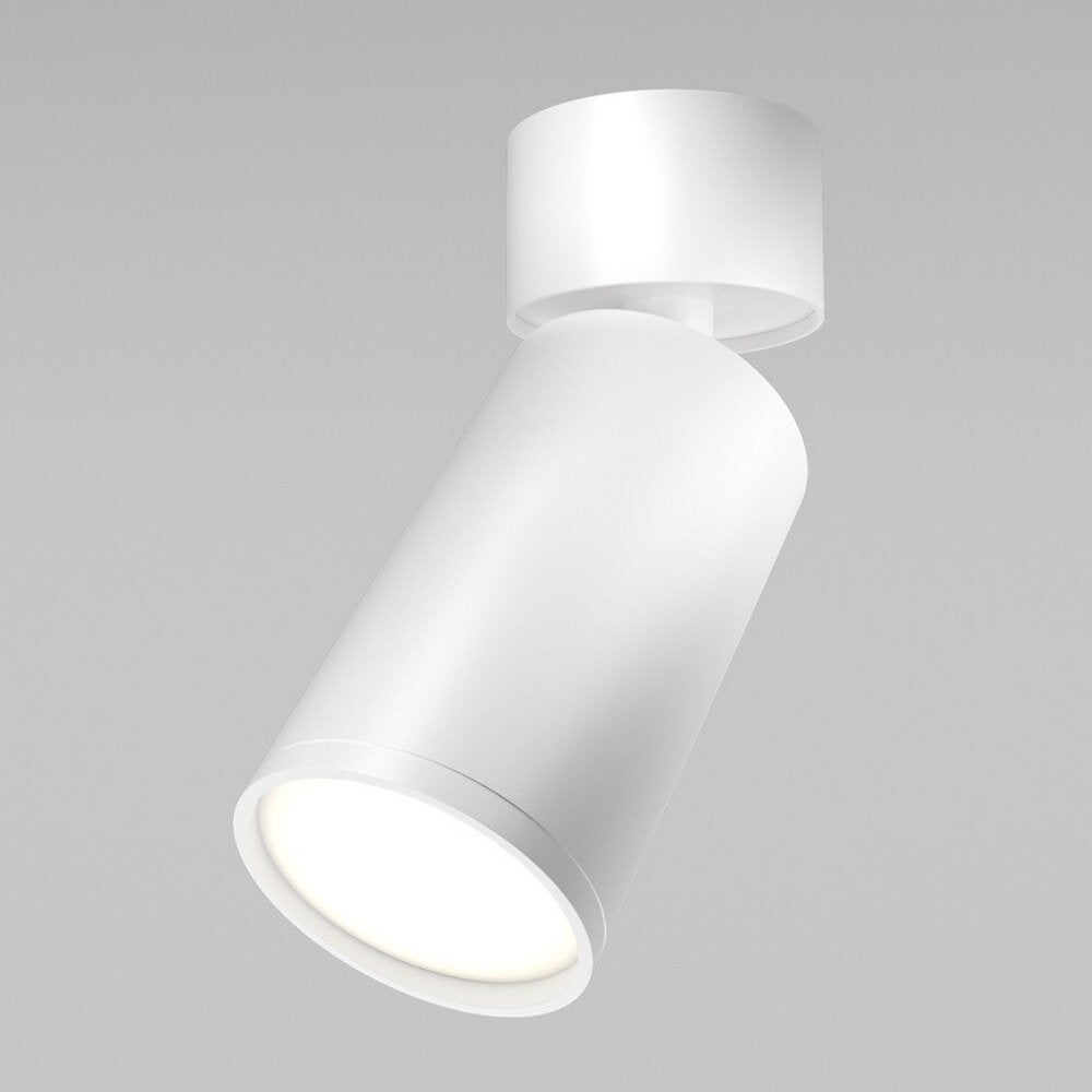 Focus plafondopbouwlamp in wit GU10