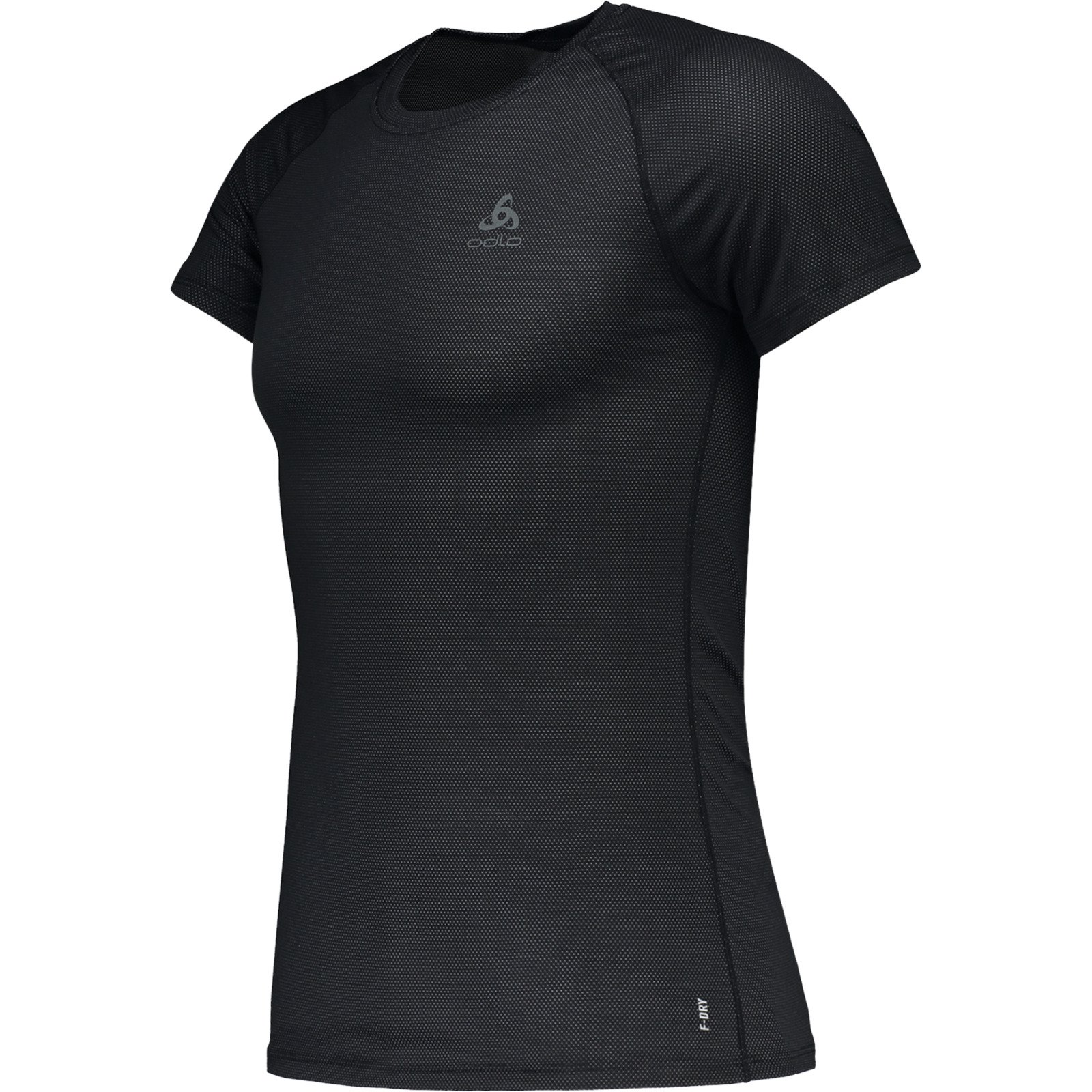 Odlo Herren-T-Shirt Active F-Dry Light Base Layer L, schwarz