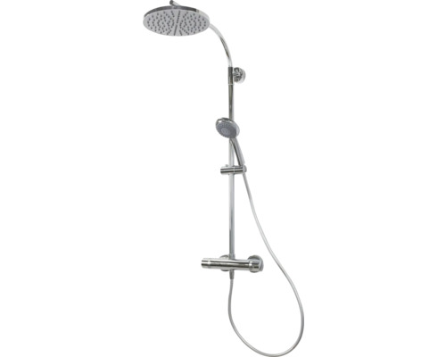 Douchekolom incl. thermostaat Breuer Aquamaxx 320, ronde chromen douchekop 9250008000099