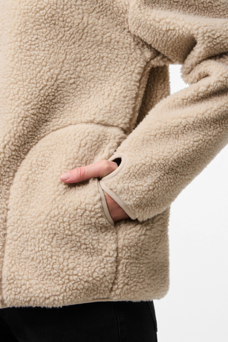 Pieces beige dames jas