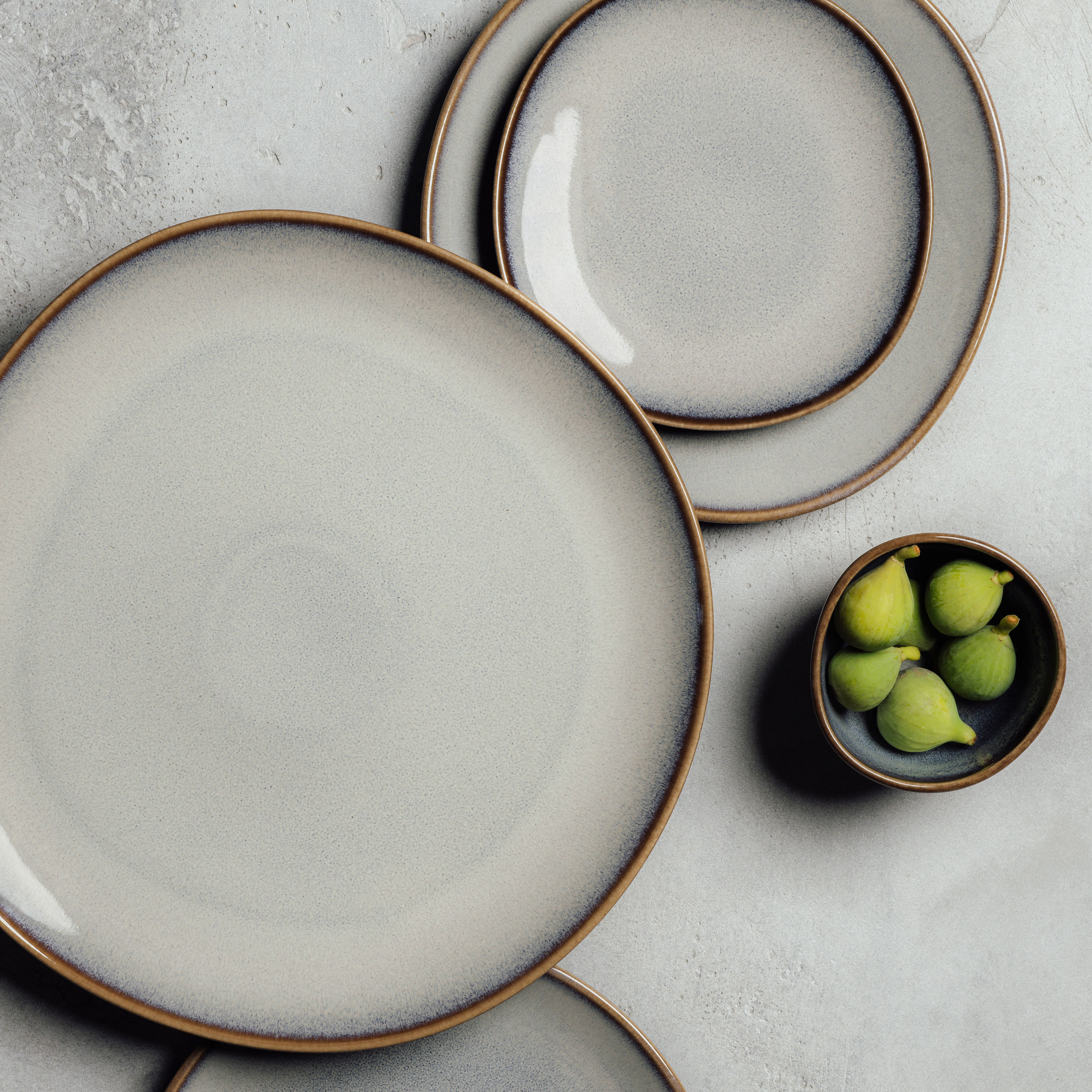 Lave Dipping bowl Beige, 4.8 oz, earthenware