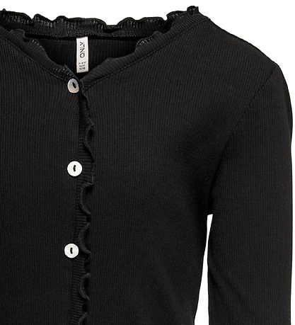 Kids Only Cardigan - KogLaila - Rib - Sort