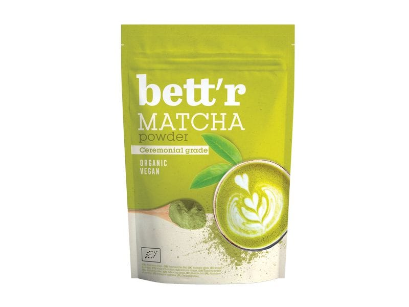 Bett'r Matcha Pulver 100 g Hochwertiger Matcha (Grad A)