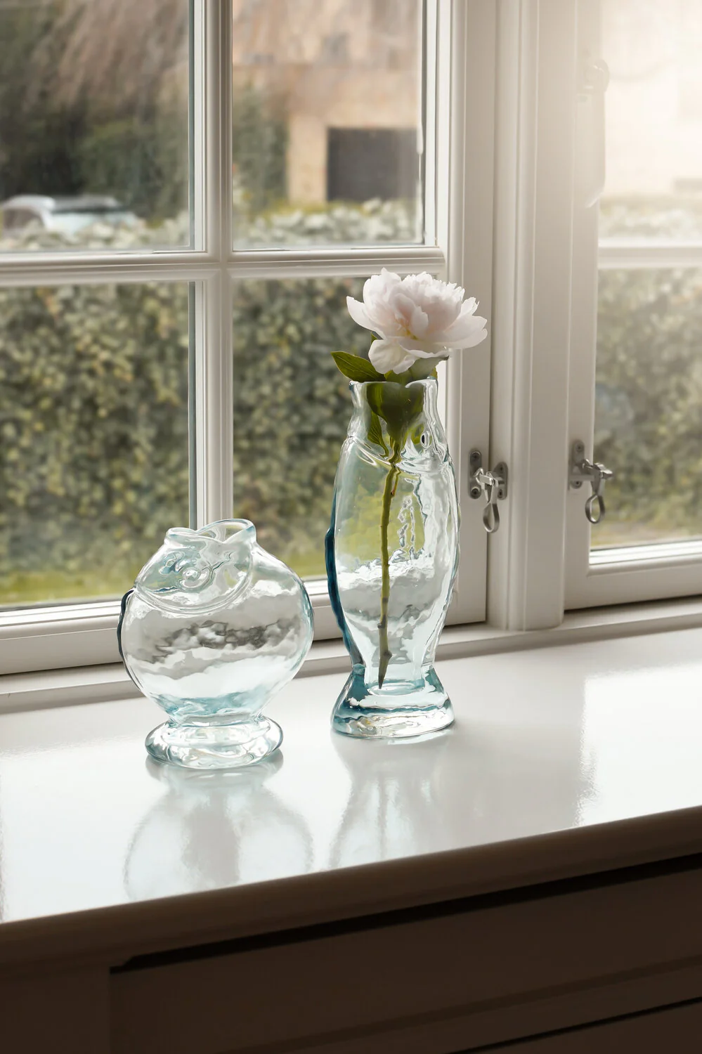 Bahne Interior  Fish vase, blå - H27 cm