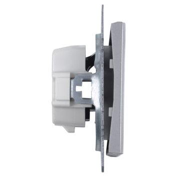 Berker K5 Enkel Stopcontact RVS