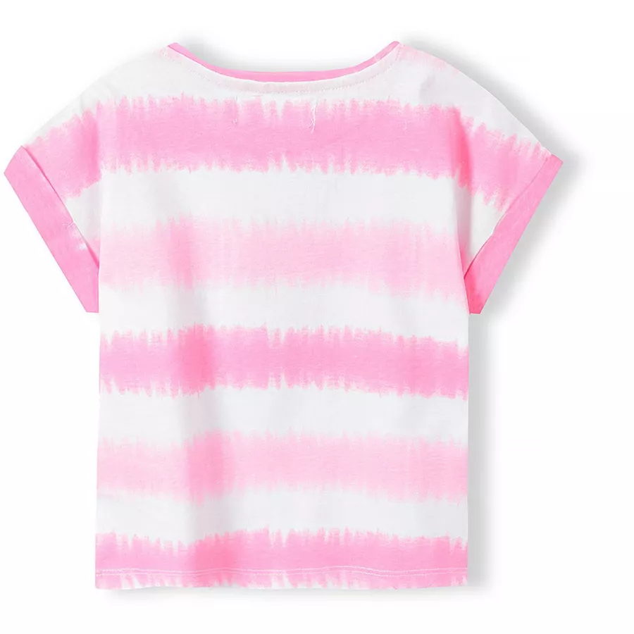 MINOTI T-Shirt RosaWeiß