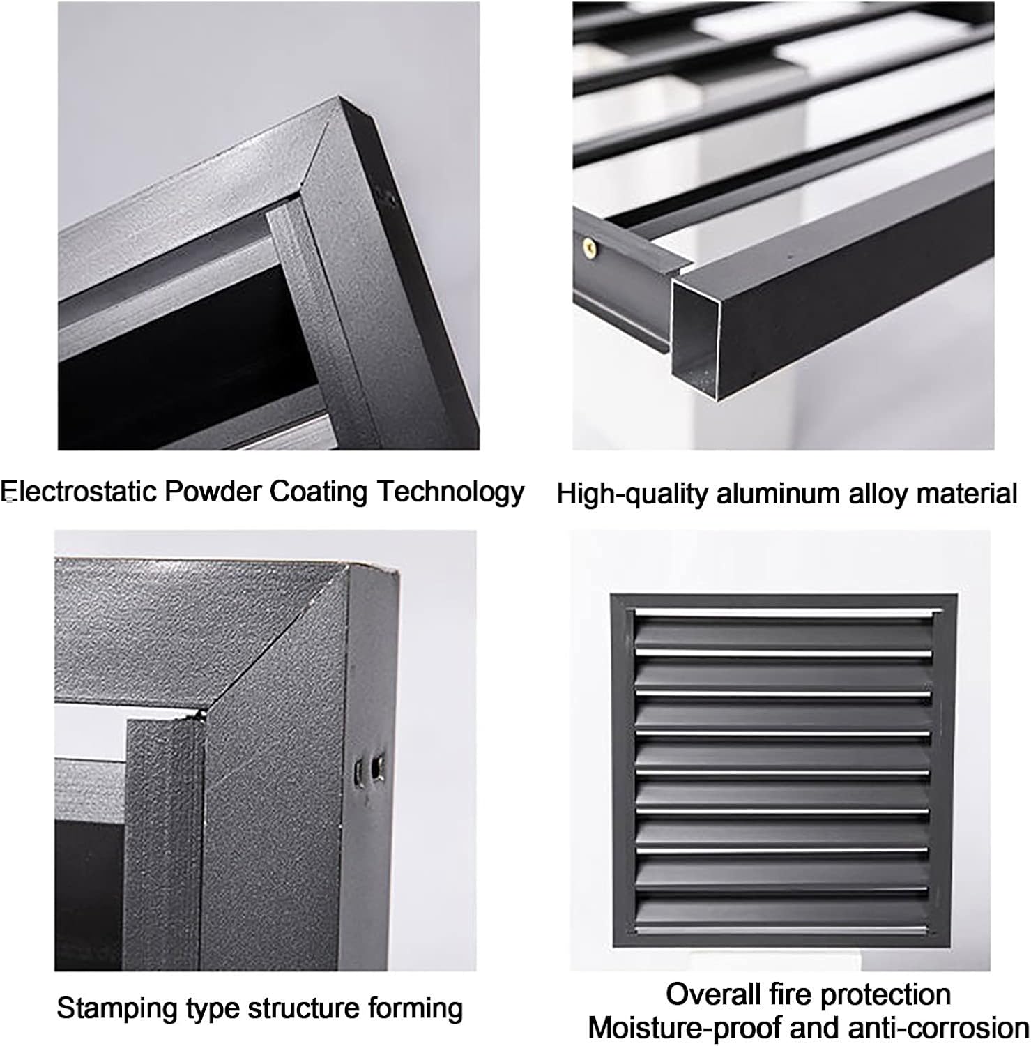 Klimaanlagen Abdeckung Aus Aluminium,Cover Schutzgitter Für Wärmepumpen,Abdeckung Klimaanlage Außengerät,Schutzgehäuse Aus Klimageräte Oder Wärmepumpe,Zum Verstecken Und Schutz Ihrer Klimaanlage (Col