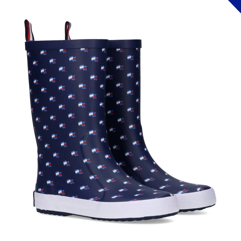 Tommy Hilfiger regenlaarzen donkerblauw