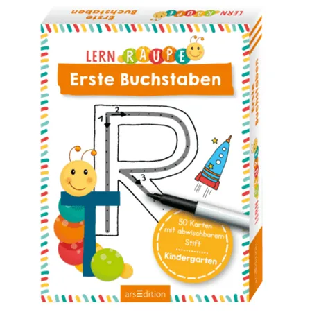ars Edition Lernraupe - Erste Buchstaben
