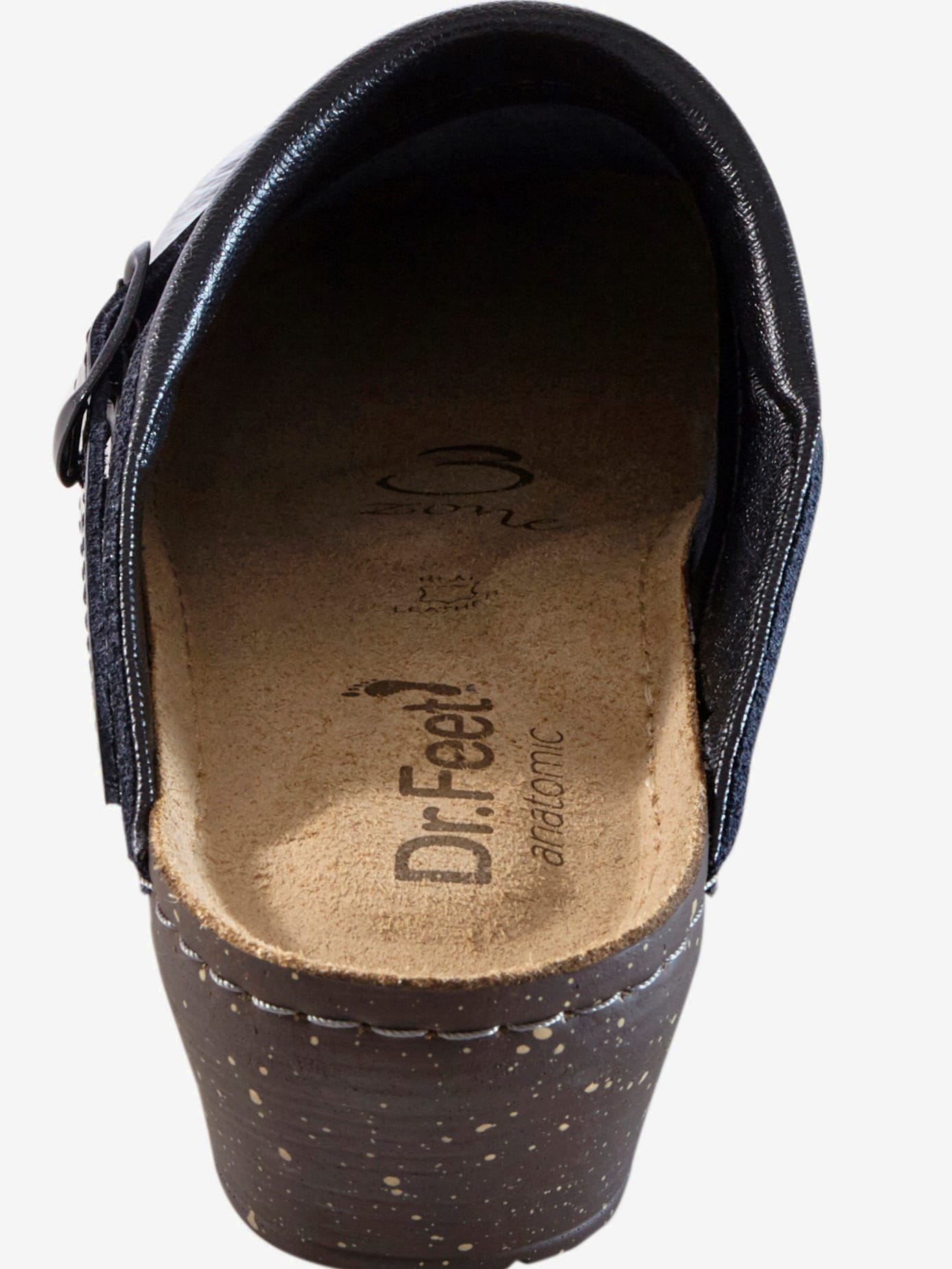 Sabots dessus cuir vachette véritable