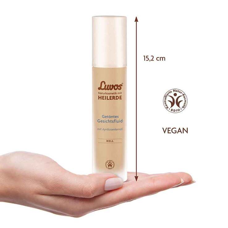 Luvos Naturkosmetik getöntes Gesichtsfluid hell, 50 ml
