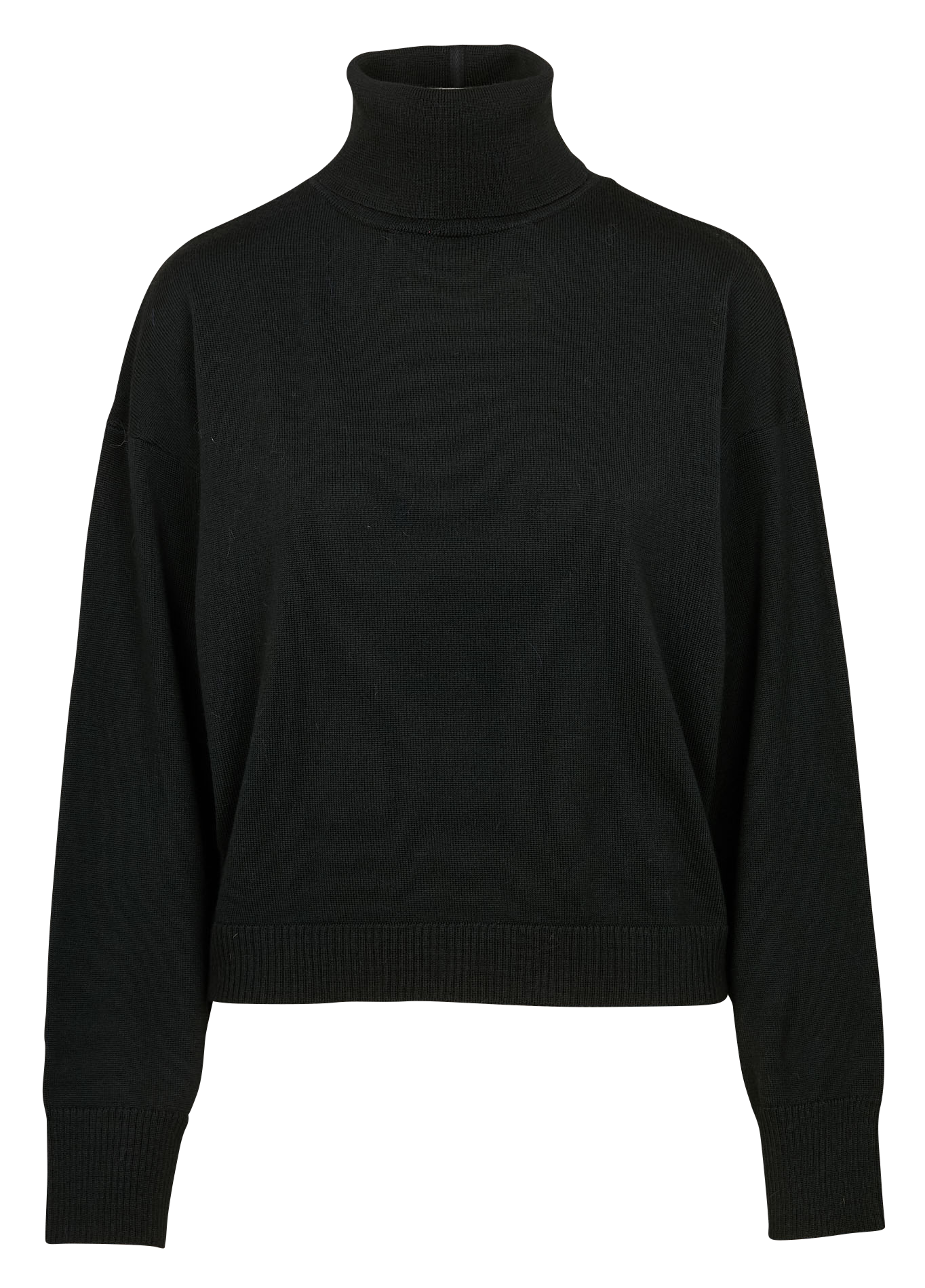 LOVA - Pull col roulé en laine | Noir