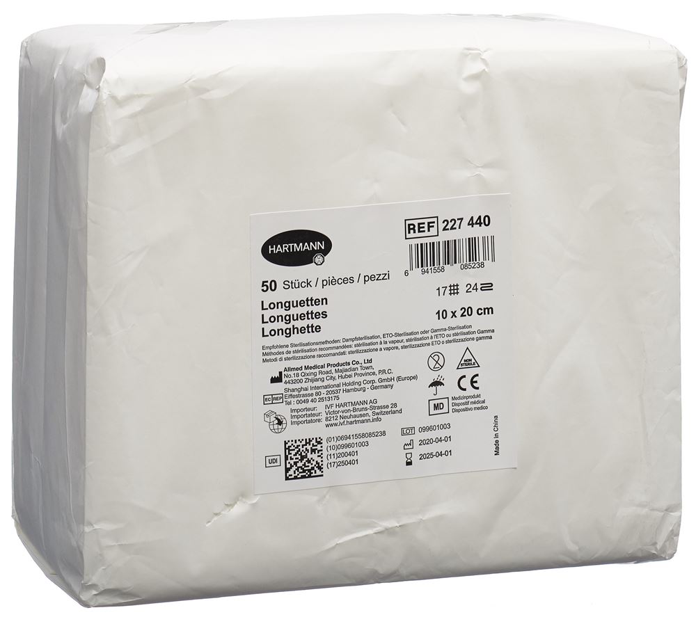 IVF Longuetten Typ 17 10x20cm 24 fach Btl 50 Stk
