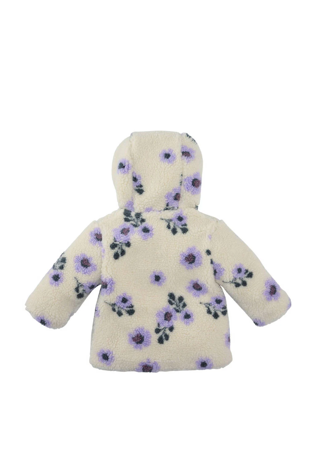 Z8 newborn teddy winterjas Nayla offwhite/paars