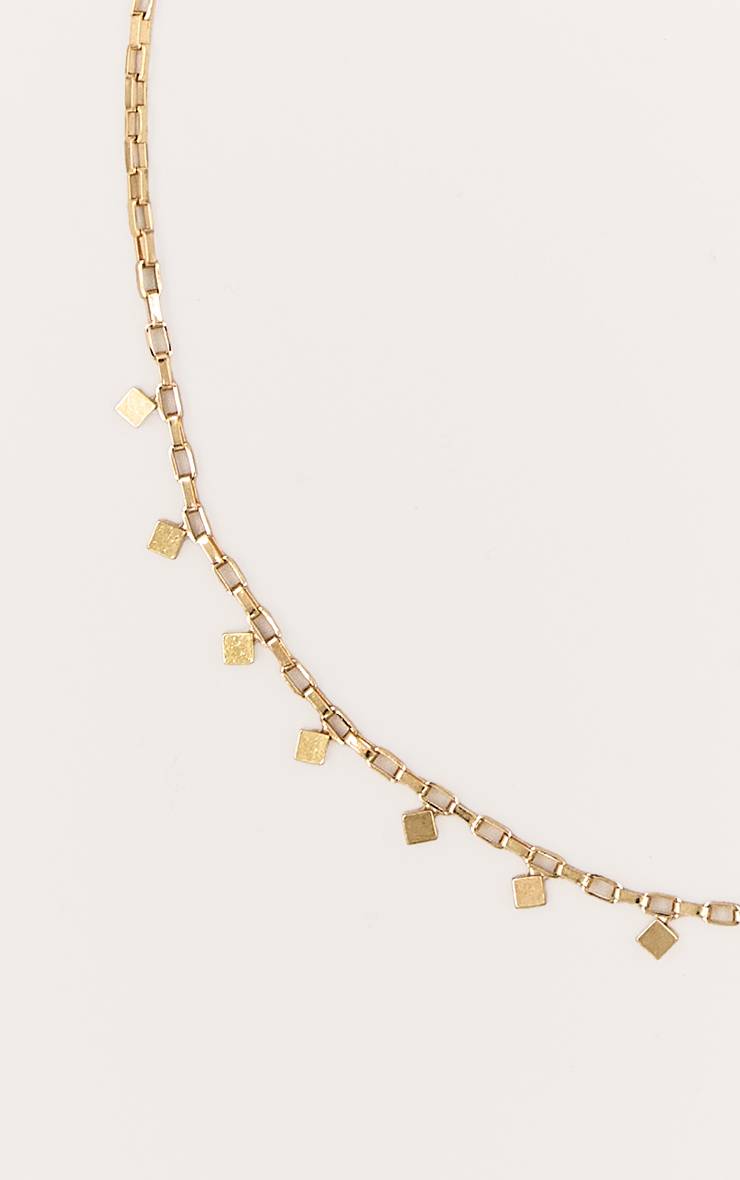 Doré Collier Ras-de-cou Avec Bordure