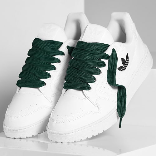 Baskets NY 90 Footwear White Core Black x Superlaced Gros Lacet Vert