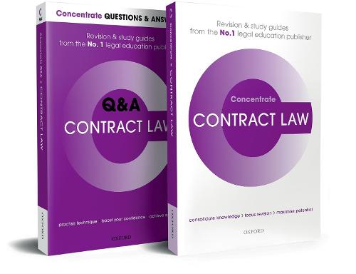 Contract Law Revision Concentrate Pack: Law and Revision Study Guide - Concentrate (Multiple items)