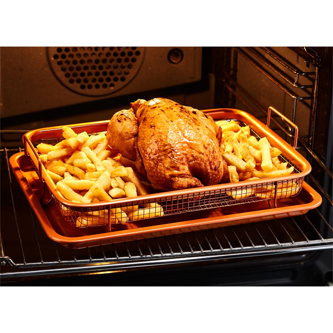 Plat four cuivrée